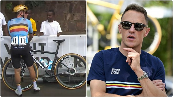 Evenepoel s’est-il tiré une balle dans le pied aux Mondiaux ? 'Il n’aurait pas dû s’arrêter', 'c’est une erreur' - RTBF Actus