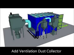Panel Blast Room with Recovery System & Ventilation Dust Collector