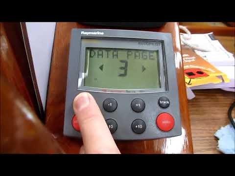 Raymarine ST4000+ User Setup