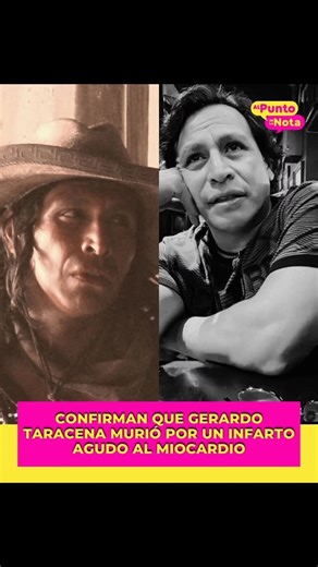 Piero Rojas on Instagram: "🎭 El actor Gerardo Taracena falleció el 31 de enero a los 55 años. Su amigo Enrique Cueva confirmó que murió alrededor de las 15:30 horas por un “infarto agudo al miocardio”, según el diagnóstico del médico legista. 💔 Cueva reveló que Taracena padecía hipertensión controlada con medicamentos y que un día antes del deceso convivieron, por lo que la noticia sorprendió a todos: “nadie lo esperábamos”. #GerardoTaracena #Fallecimiento #Infarto"