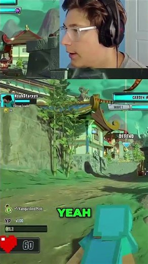 Minecraft Garden Ops ! #noahstarves #gaming #gardenwarfare2