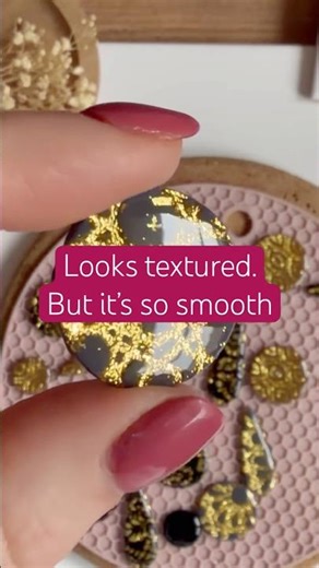 Polymer Clay Tutorial | Gold Leaf + Resin Stencil Technique