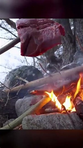 獨自來到寒冷的野外，3日露營生活：如何在雪中生存？荒野建造、野外生存指南！ #野外生存 #荒野建造 #户外生活 #露营 #求生