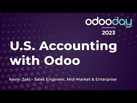 U.S. Accounting with Odoo 17 | Odoo Day Demo