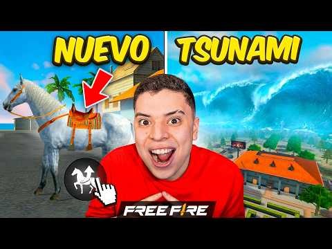 HORSES IN FREE FIRE! 🐎 TSUNAMI IN BERMUDA 🌊 NEW MAP AND MORE * FREE FIRE UPDATE *