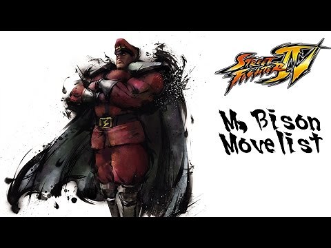 Street Fighter IV - M. Bison Move List