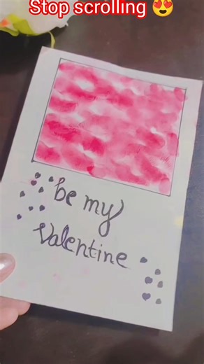 Valentine Special Kiss Card 💌 | 5 Minute DIY Card | #valentinesday #kisscard #ytshorts