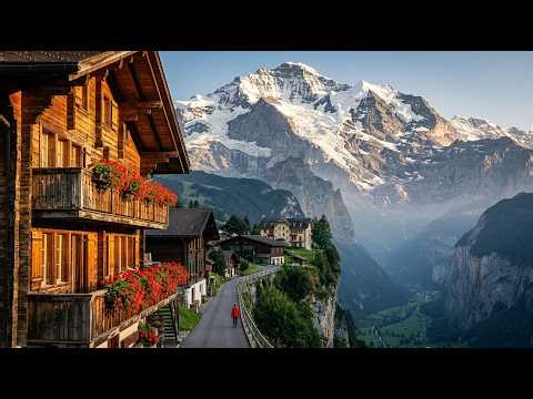 This Village Shouldn’t Exist 🇨🇭 Switzerland 4K Walking Tour