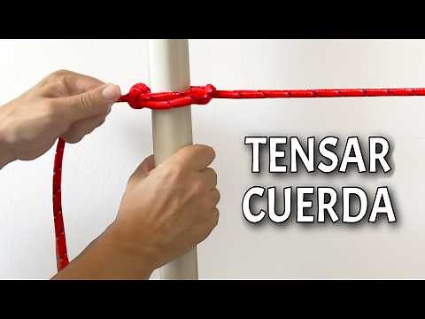 How to tie a knot to tighten a rope