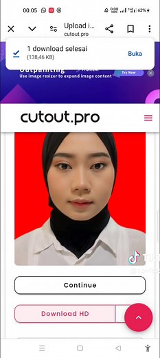 Tutorial edit background foto #editfoto #background #fotoformal #fypシ゚viral #tutorial