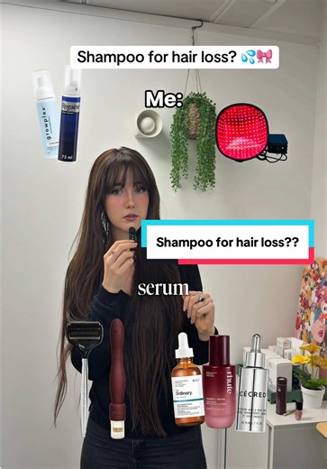 can a shampoo fix your hair loss? 💦✨ #hairgrowth #femalepatternhairloss #hairloss