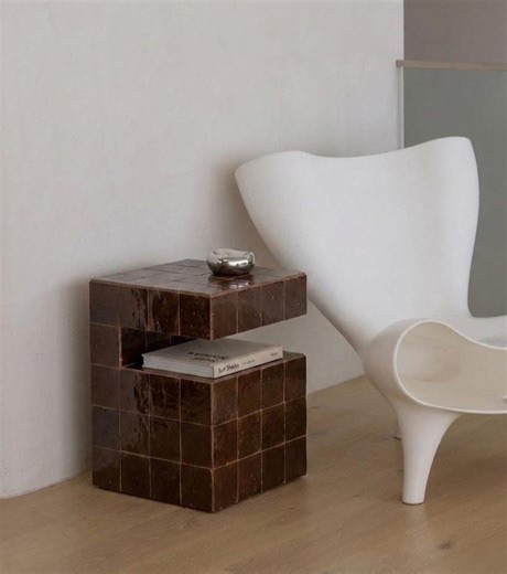 Handmade Zellige Tile Coffee Table - Minimalist Cube Side Table With Storage - Authentic Moroccan Zellige Furniture - Etsy