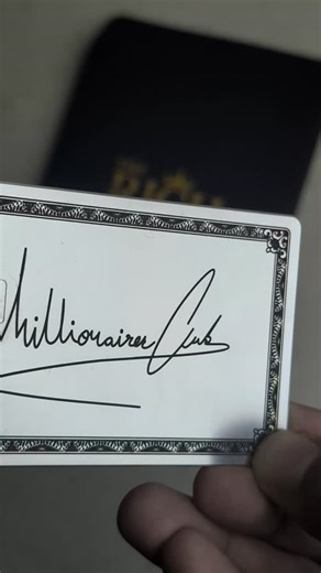 Not for everyone. 💎 Only for the Millionaire mindset. Upgrade your wallet. 💳✨ #MillionaireCard #LuxuryLifestyle #MetalCard #RichMindset #EliteVibes PremiumCard TheRichCard | The Rich Card