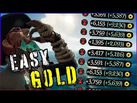 CHEATING Gold with Open Crew.. | Sea of Thieves