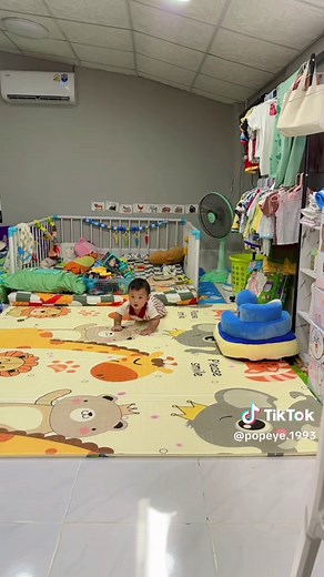 #คืบกระโดดเป็นกบเลย #พัฒนาการลูก #7เดือน #ลูกชายคนแรก👶🏻 #น้องปริ้นเตอร์