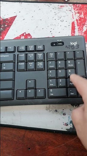숫자 키보드 방향키 숫자 전환하는 방법