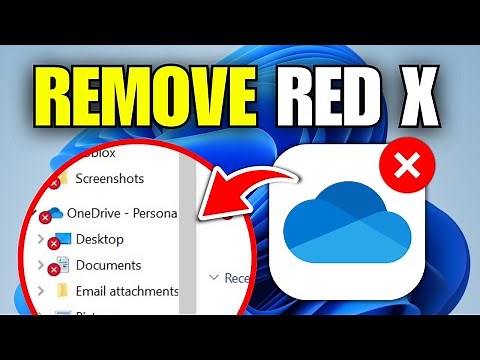 How To Fix Red Cross On OneDrive Files [Windows 11]