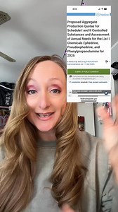 Link to comment https://www.federalregister.gov/documents/2025/11/28/2025-21509/proposed-aggregate-production-quotas-for-schedule-i-and-ii-controlled-substances-and-assessment-of All info links and more on my page, my linktree in my bio here, our website https://thedoctorpatientforum.com/ We are everywhere | Dark & twisted brandy