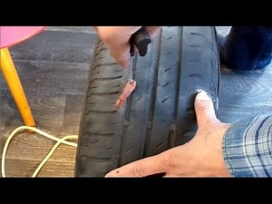 comment réparer un pneu crevé avec un kit de réparation