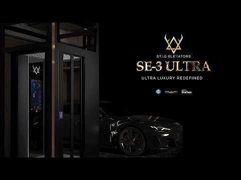 SE3 Ultra Luxury Home Elevator | World’s First Metal Lux Finish & Inter-changeable Accents