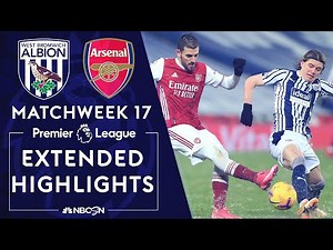 West Brom v. Arsenal | PREMIER LEAGUE HIGHLIGHTS | 1/2/2021 | NBC Sports