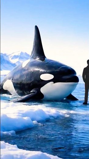 Ever wondered how big an orca (killer whale) really is? 🐋
