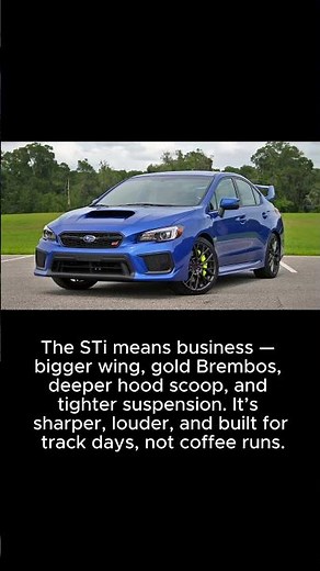 WRX vs STI vs S209 — Subaru’s Final Boss Lineup