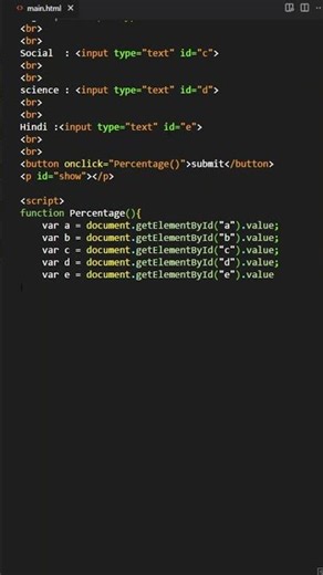 Student Grade Calculator JavaScript for beginners in Hindi/Urdu #javascript #css3 #html