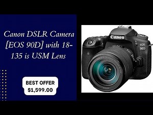 Canon DSLR Camera EOS 90D with 18-135 is USM Lens Review