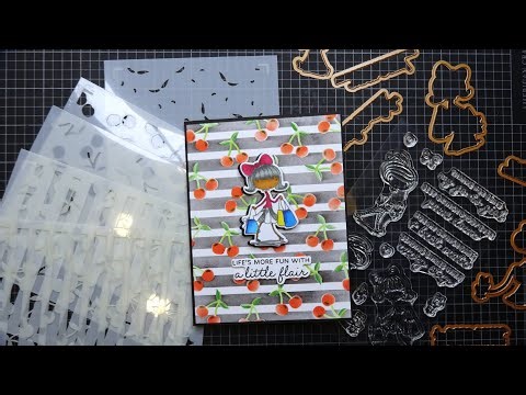 Spellbinders November 2025 Stencil and Stamp and Die of the Month Tutorial!