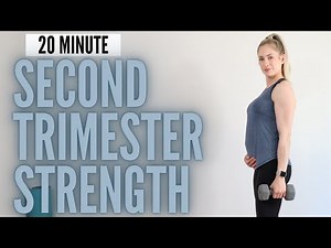 20 Minute Second Trimester Prenatal Strength Workout - full body, beginner-friendly