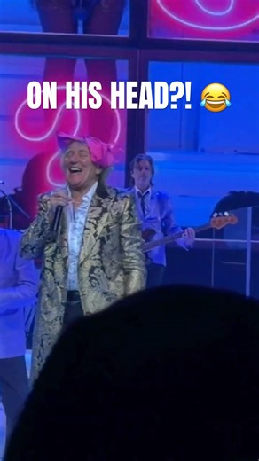 Why Is This on Rod Stewart’s Head?! 😂 #viral