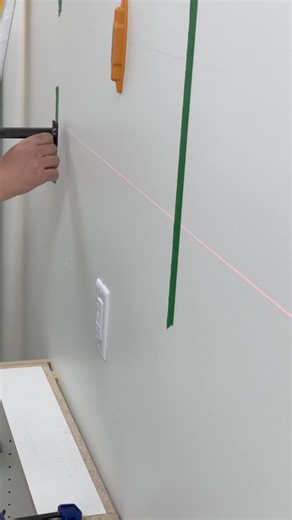 Installing the floating shelves and countertops to finish off this kitchenette! Our local welding shop makes these very simple shelf brackets for me, and I recess them directly onto the stud. I do that so the drywall doesn’t compress and cause the shelf to sag, and because it’s much faster and easier than recessing into the shelf. And then I cleat any space in the middle to support the span between brackets. We added some speed braces to support the countertop and create an area they can pull st