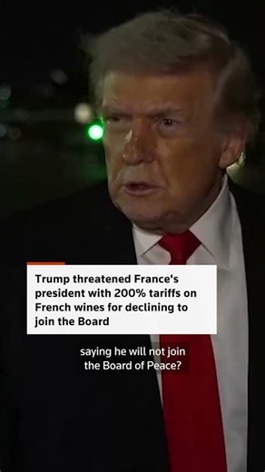 Trump threatens tariff to force Macron onto peace board | REUTERS