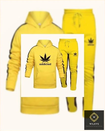 Men's Sweat-Shirt Set Hoodies And Sweatpants