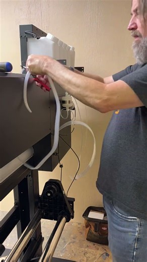 Installing a DTF printer #dtfprinting #dtfprinting