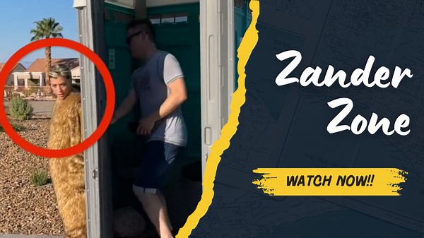 Dad bear-ly survived this Porta Potty prank 🤣