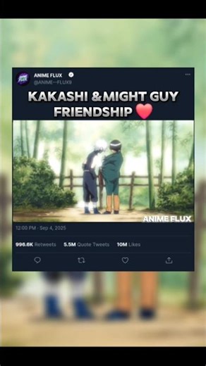 Kakashi & Might Guy Friendship ❤️ #shorts #naruto #viral #anime #fyp #elchombo #amirkhanvoice #new