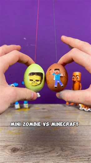 Zombie vs Minecraft | Egg Battle