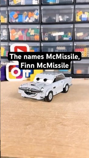 I built Finn McMissile from Cars out of LEGO!