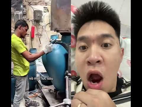 This is the process of making plastic water containers. #shorts #funny