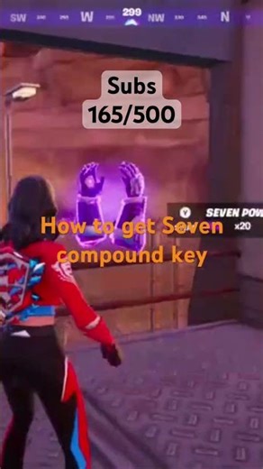 How to get seven compound key #fortnite