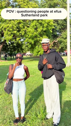 Christmas Eve Interview Fun at Efua Sutherland Park