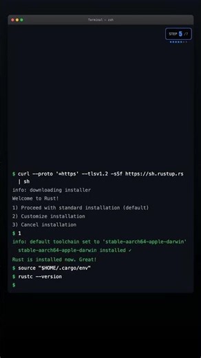Install Rust on Mac in 30 Seconds