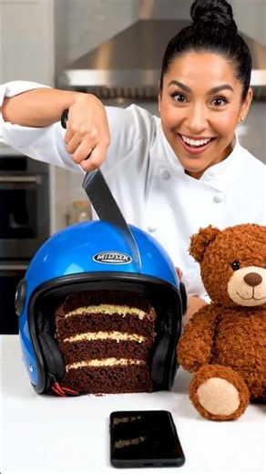 Real or Cake Challenge 🍰📱🧸 | Helmet, Phone & Teddy Bear Surprise! 😱#shorts