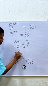 3.6K views · 64 reactions | Exponential equation. #math #mathematics #mathstutor #mathforfun | Maths with Esomnofu. | Facebook