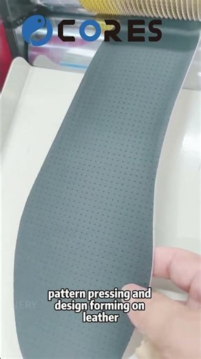 Roller-type leather embossing