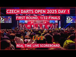 Czech Darts Open 2025 Live Scores | European Tour 11 First Round, 1/32-Finals, Day 1 Matches