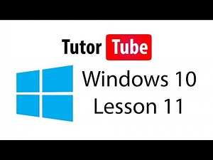 Windows 10 Tutorial - Lesson 11 - Ribbons and Menus