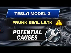 Tesla Model 3 Frunk Seal Leaks Water – Possible Causes Explained